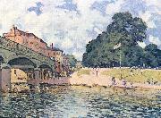 Alfred Sisley Brucke von Hampton Court USA oil painting artist